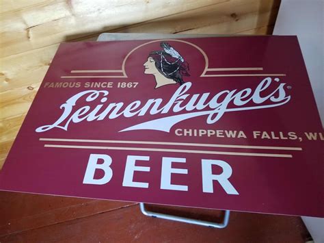 Leinenkugels Beer Sign Large 24in Metal Sign Bar Display - Etsy