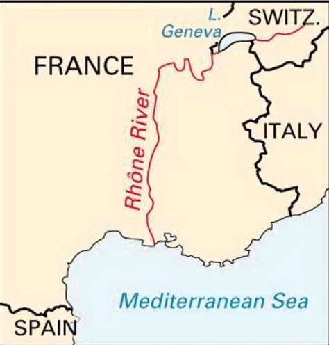 Toradh íomhá ar Map White Rhone River