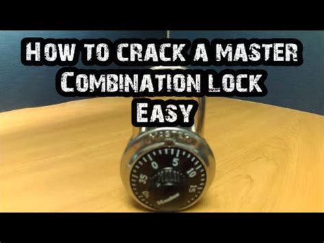 Toradh íomhá ar How to Unlock Master Lock Forgot Combination