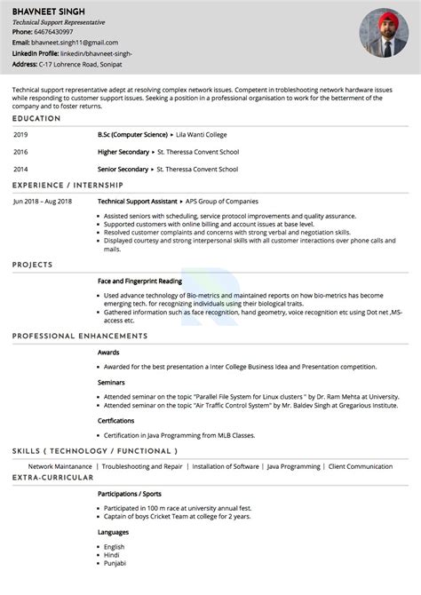 Image result for Linux Resume Sample