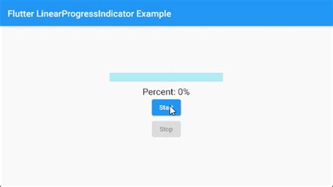 Flutter Linear ProgressIndicator Animation に対する画像結果