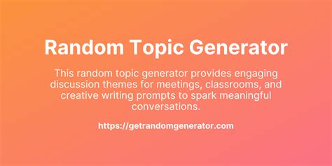 Random Topic Generator に対する画像結果