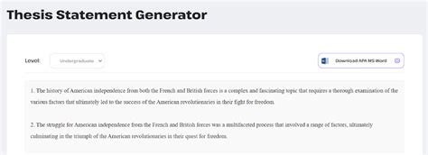 Image result for Three-Part Thesis Statement Generator