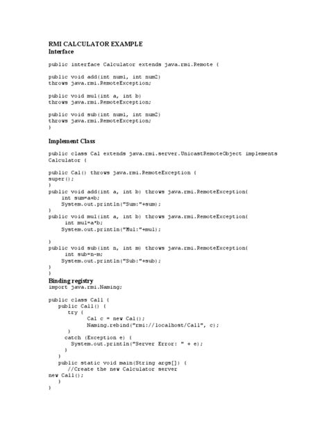 Image result for RMI Calculator Using Java Beans