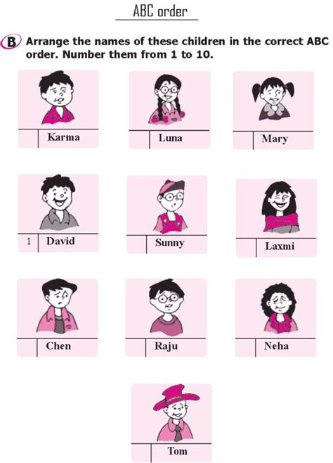 Image result for ABC Order First Grade