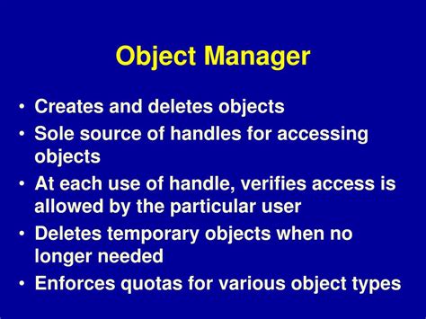 Image result for Object Manager Windows