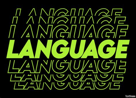 Toradh íomhá ar Language Word Design Printable