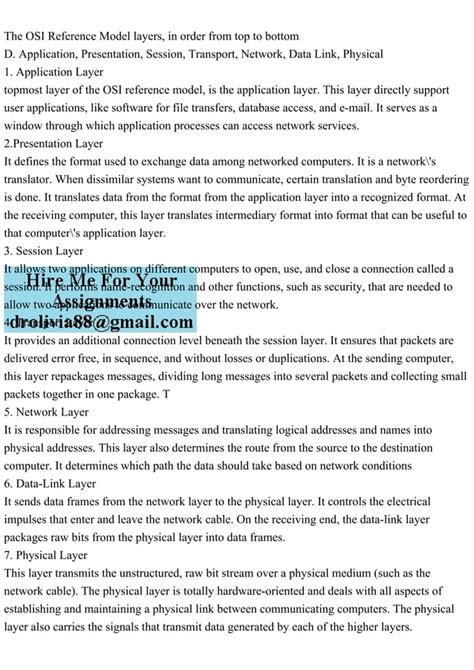 Résultat d’images pour OSI Reference Model Layers