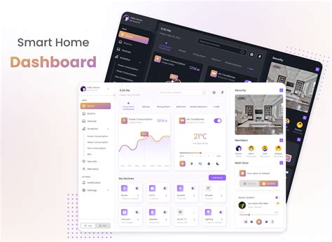 Image result for Design Smart Home Menu UI