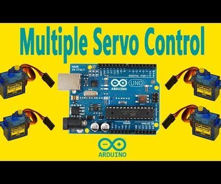 Control 6 Servo Using Arduino Uno and Two Pin Switch and and 12V Battery に対する画像結果
