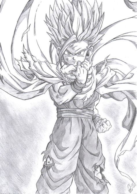 Image result for Gohan Drawn