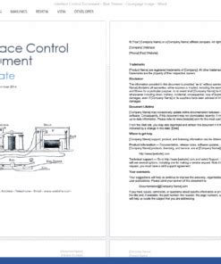 Software Interface Control Document Template に対する画像結果