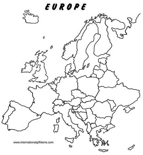 Image result for Europe Map Outline Basic