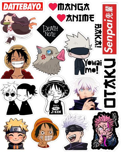 Afbeeldingsresultaten voor Anime Computer Stickers