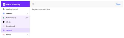 Image result for Blazor Sidebar Color Palet