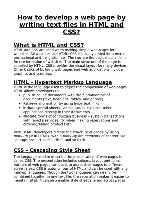 Image result for HTML5 Code Sample with Essay and Image