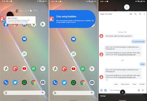 Toradh íomhá ar Android Text Notification