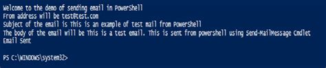 Image result for Windows PowerShell SendEmail