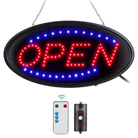 LED White Bulb Open Sign に対する画像結果