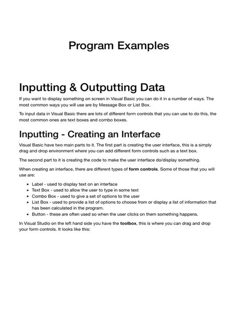 Image result for Code Program Description Example