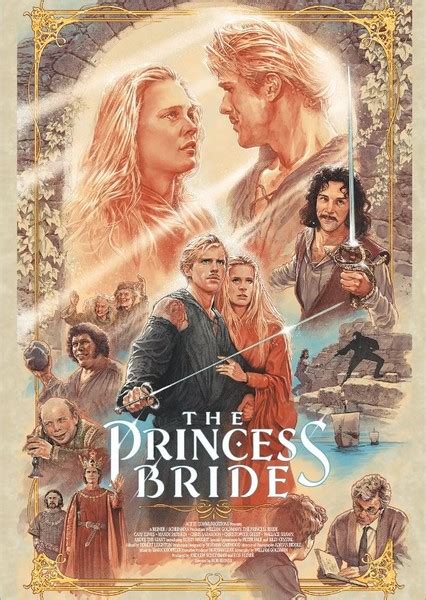 Toradh íomhá ar Princess Bride Movie Poster Drawing