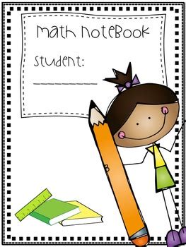 Math Notebook & Math Journal Covers..Interactive Notebooks, Spiral ...