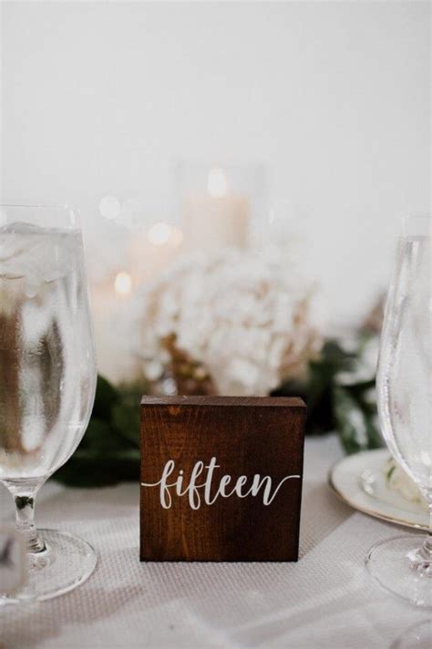 Image result for Rustic Wedding Table Numbers