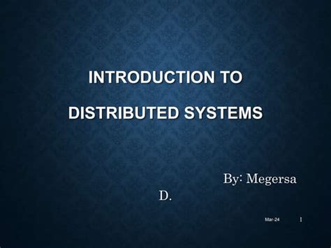 Image result for Introduction to Distributed Systems