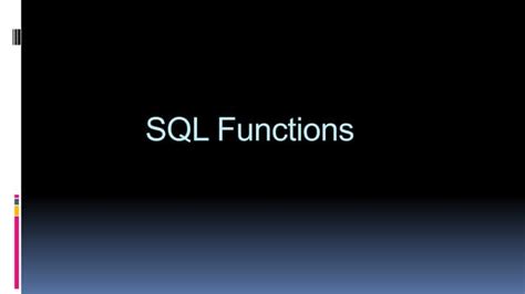 Image result for List of All SQL Functions