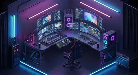 Image result for Futuristic Multi-Monitor Setup