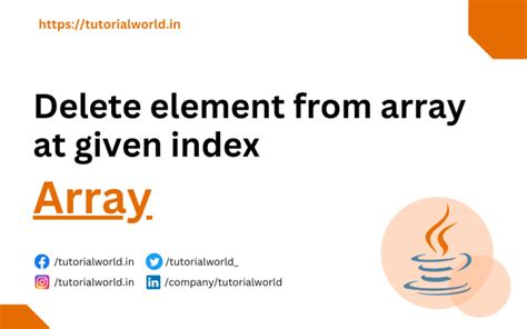 Image result for To Delete an Element From Java