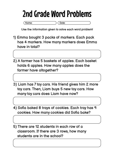 Image result for Second Grade Math Problems