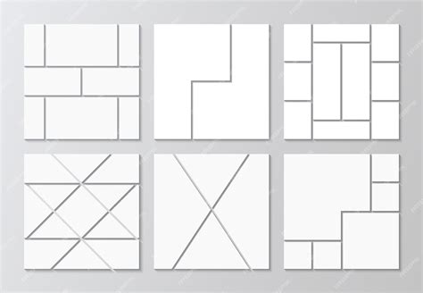 Image result for Collage Grid Layout Template