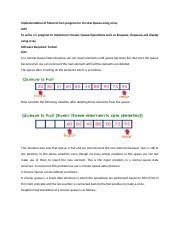 Image result for Menu-Driven Program of Circular Queue