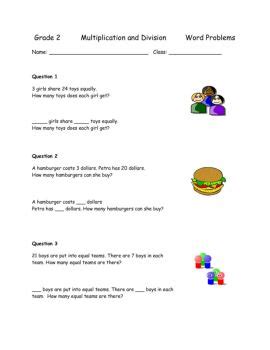 Toradh íomhá ar Problem Solving Multiplication and Division