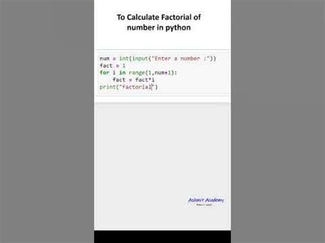 Image result for Factorial Number in Python