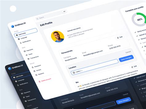 Toradh íomhá ar Profile View iOS UI/UX