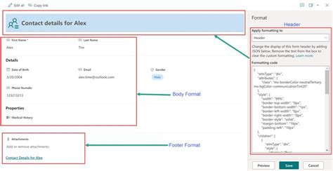 Toradh íomhá ar Customize SharePoint List Form JSON