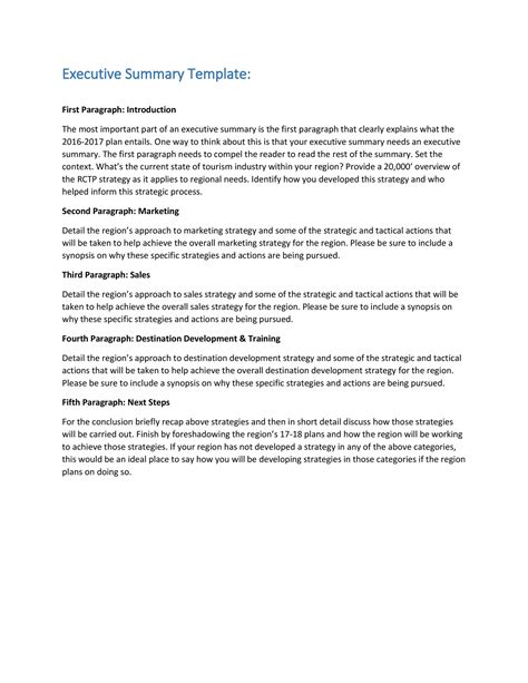 30+ Perfect Executive Summary Examples & Templates ᐅ TemplateLab