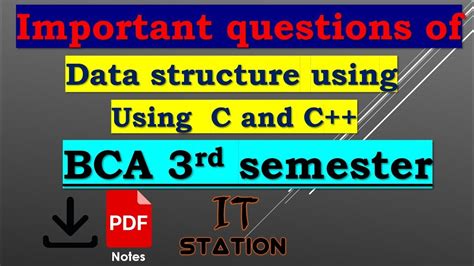 BCA Data Structure Notes of 3rd Sem に対する画像結果