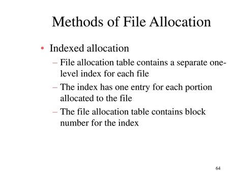 Image result for File Allocation Cheat Sheet