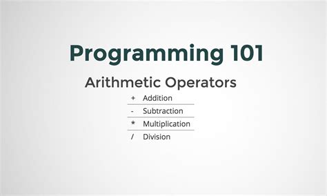 Image result for Arithmetic Class Operators