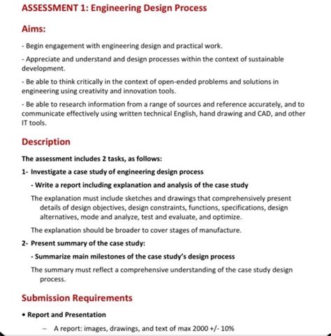 Image result for Engineering Design Process Assessment