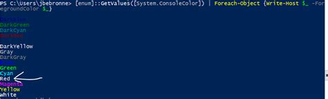 PowerShell Best Color Scheme に対する画像結果