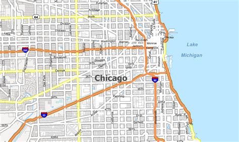 Chicago Geography Map に対する画像結果