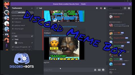 Meme Bot V1 - Discord Meme Soundboard - YouTube