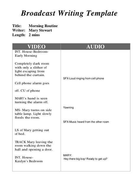 Two-Column Av Script Template に対する画像結果