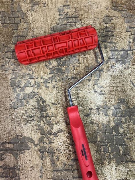 Image result for How to Use a Roller Rock Patterned Paint Roller