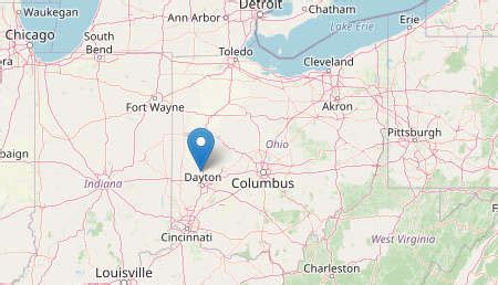 Image result for Area Code 937 Map