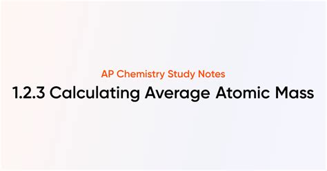 Image result for Calculating Average Atomic Mass